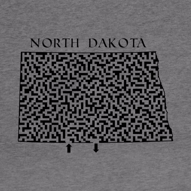 State of North Dakota Maze by gorff